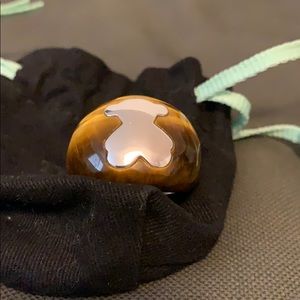 TOUS Tiger eye ring SOLD